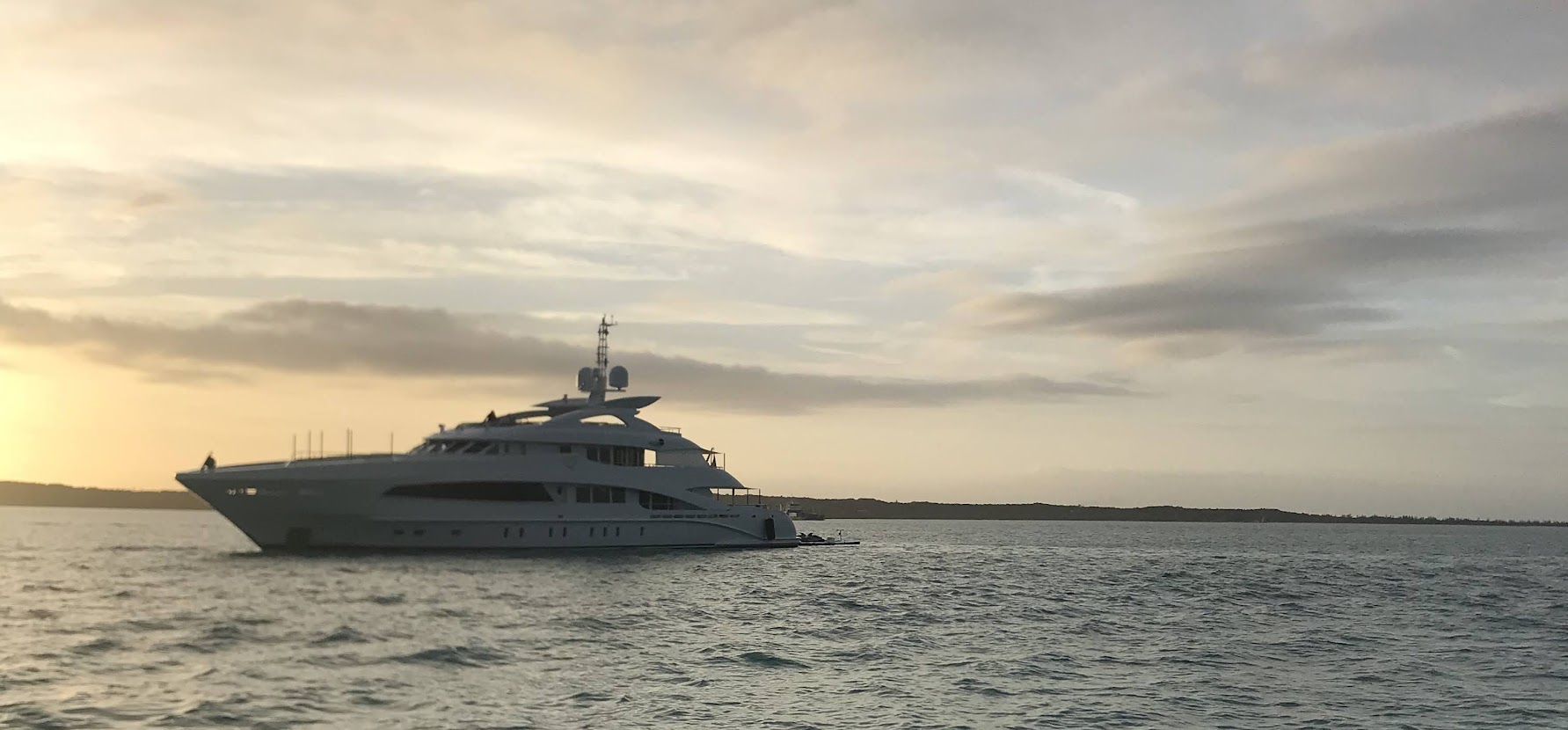 Super Yacht On The Water